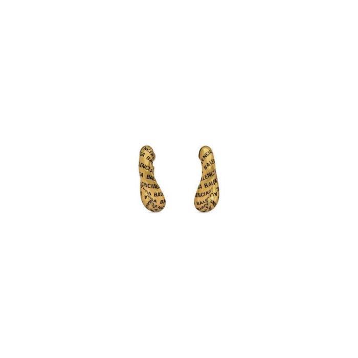 발렌시아가 여성 귀걸이 Womens Logo Earrings in Antique Gold 700191TZ99J0604이끌라발렌시아가