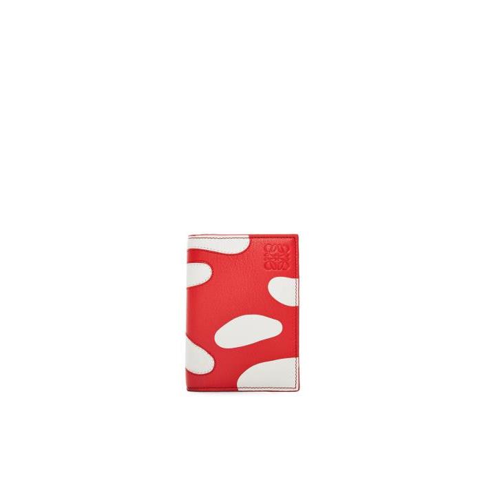 로에베 남성 카드지갑 Mushroom bifold cardholder in classic calfskin Dark Red C643144X05-7320이끌라로에베