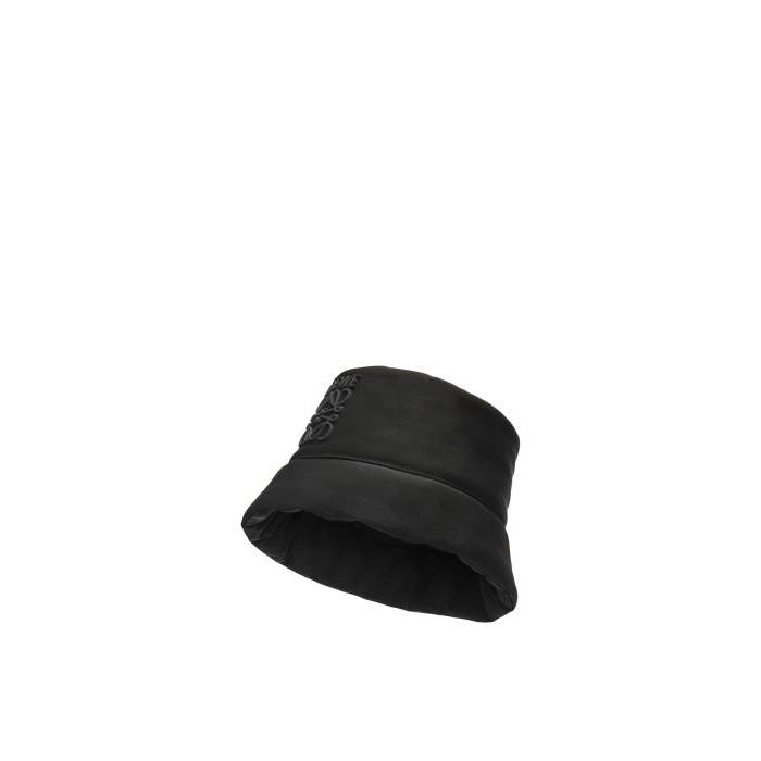 로에베 남성 모자 Puffer bucket hat in nylon Black K820HB1X63-1100이끌라로에베