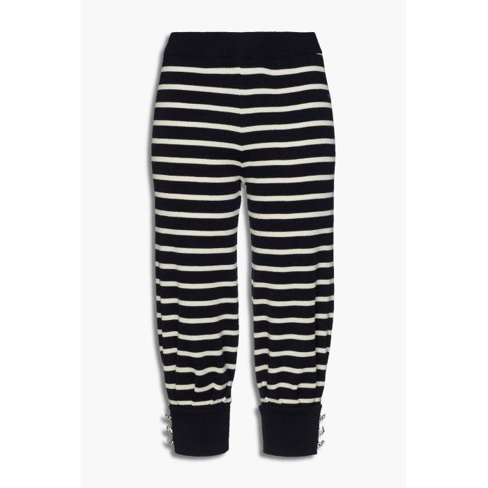 ARMOR-LUX X 마크제이콥스 여성 바지 데님 Cropped embellished striped wool tapered pants 36856120585152132이끌라기본브랜드