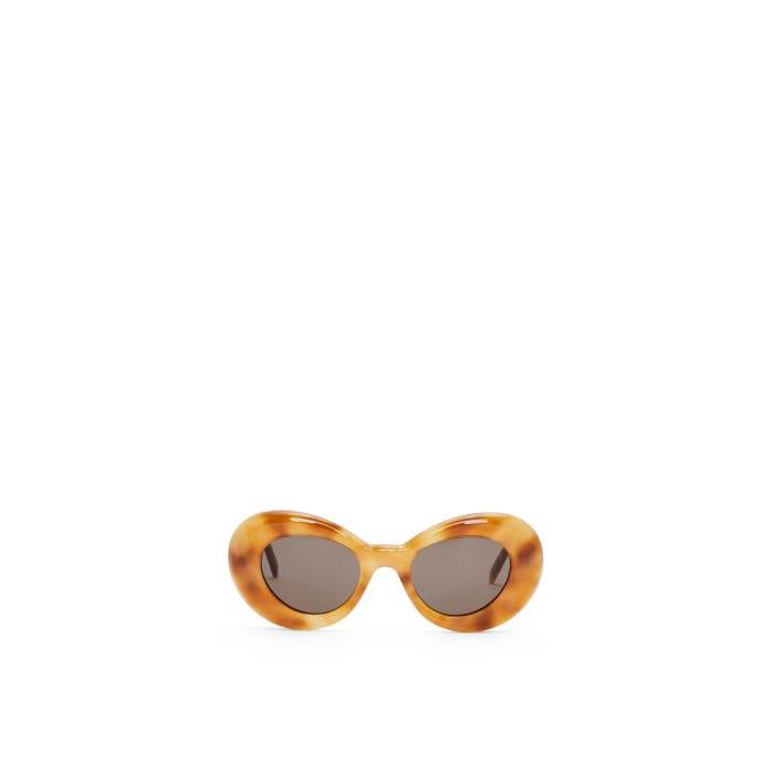 로에베 여성 선글라스 Wing sunglasses in acetate Light Havana G776487X01-4035이끌라로에베
