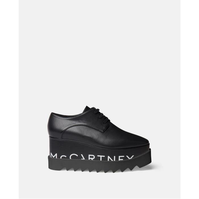 Stellamccartney 여성 에스파드류 웨지 Elyse Logo Platform Shoes 810149W1DX01000이끌라스텔라 맥카트니