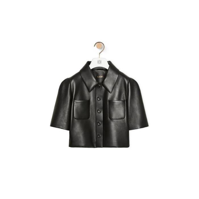 로에베 여성 자켓 블레이저 Reproportioned jacket in nappa lambskin Black S540Y30L44-1100이끌라로에베