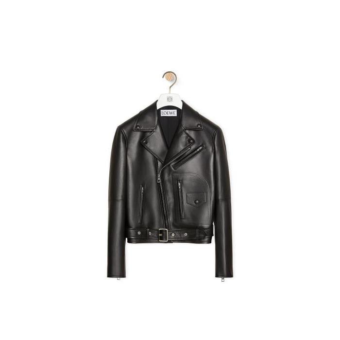 로에베 남성 자켓 블레이저 Biker jacket in nappa lambskin Black H526Y19L98-1100이끌라로에베