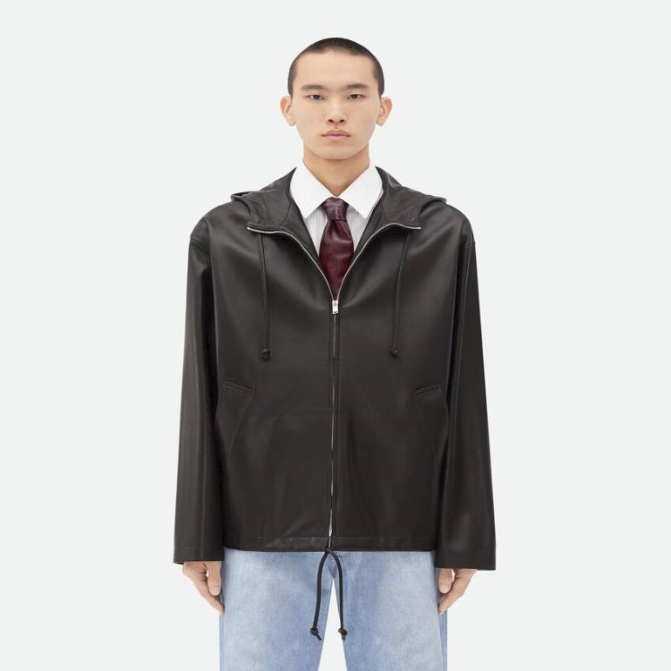 보테가베네타 남성 셔츠 Leather Hooded Jacket 789304V3WT02181이끌라보테가베네타