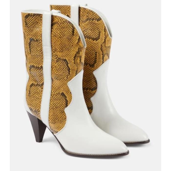이자벨마랑 여성 부츠 Witney snake effect leather ankle boots P00896526이끌라이자벨마랑