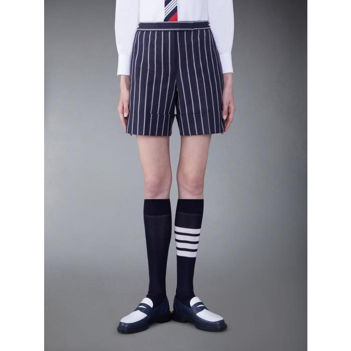 톰브라운 여성 바지 데님 FTC451A-F0518-415 Wool Striped Shorts이끌라톰브라운