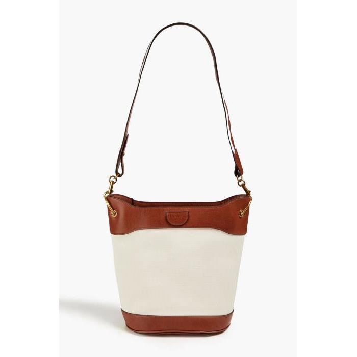 산드로 여성 숄더백 크로스백 City leather&amp;canvas bucket bag 1647597306907241이끌라산드로
