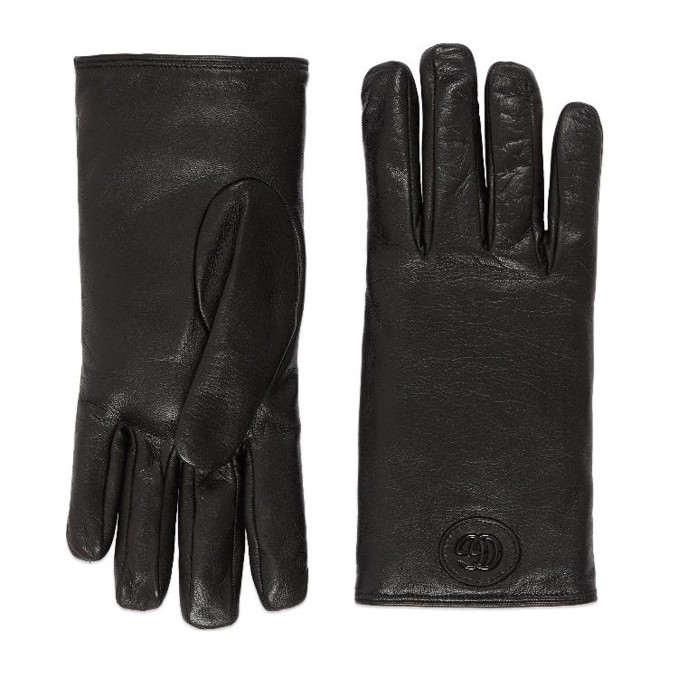 구찌 남성 장갑 787423 4SACC 1000 Leather gloves with DoubleG이끌라구찌