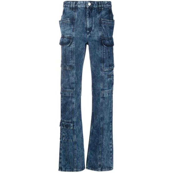 이자벨마랑 여성 바지 데님 blue Vokayo straight leg jeans 19080032_PA224422H020I이끌라이자벨마랑