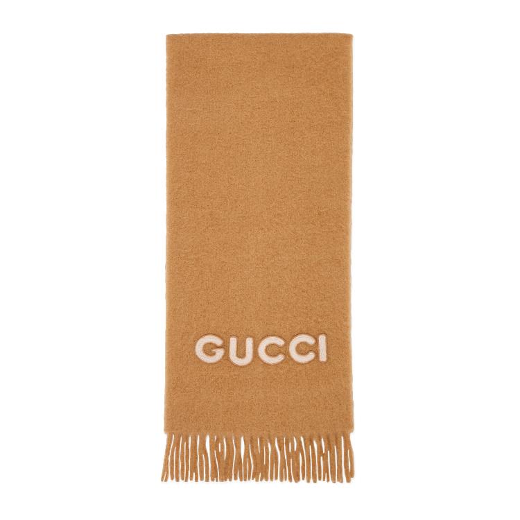 구찌 여성 스카프 숄 765715 3GALV 9877 Wool scarf with Gucci patch이끌라구찌