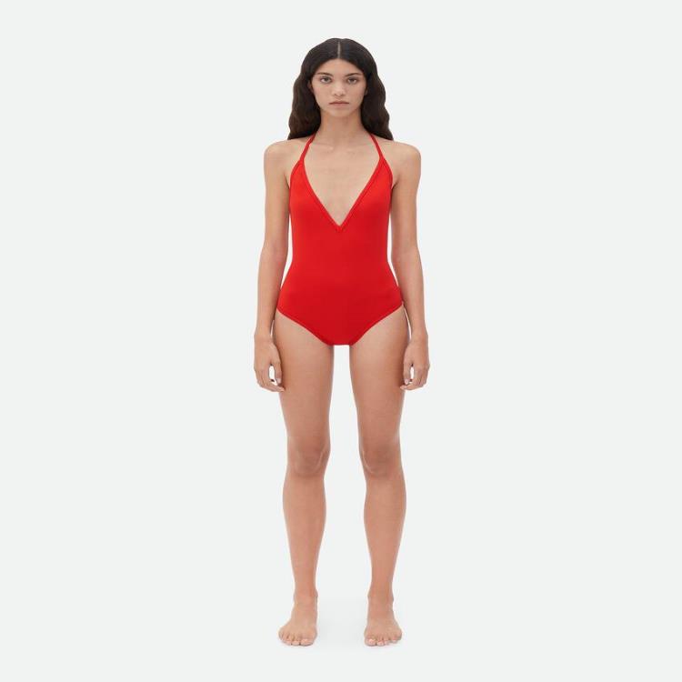 보테가베네타 여성 비치웨어 Stretch Nylon Halter Neck Swimsuit 779267V3PP06120이끌라보테가베네타