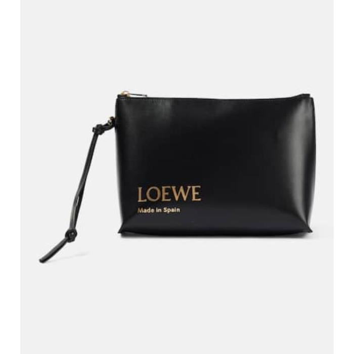 로에베 여성 파우치 Logo embossed leather pouch P00880519이끌라로에베