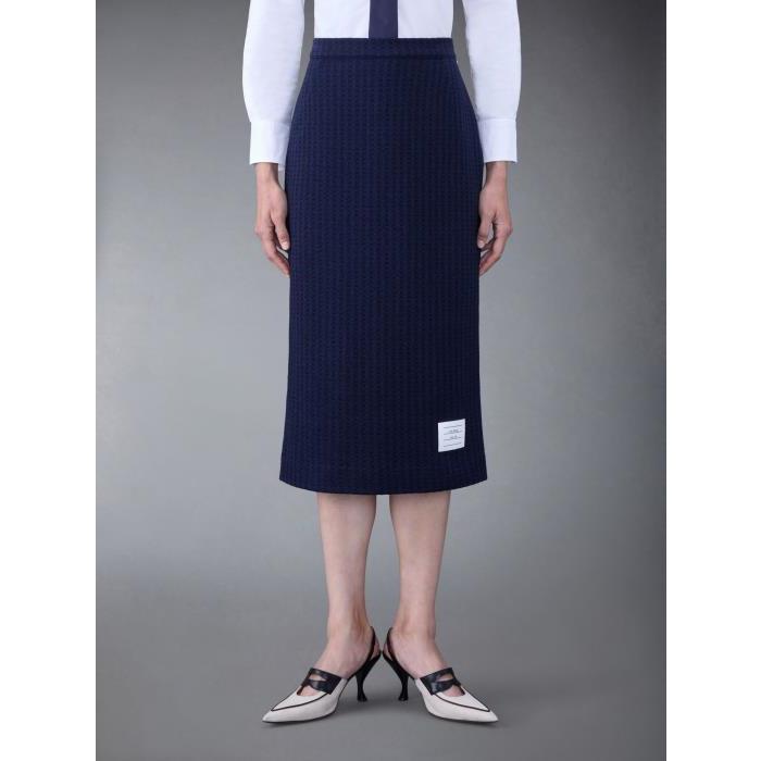 톰브라운 여성 스커트 FJK114A-J0133-415 logo patch jacquard skirt이끌라톰브라운