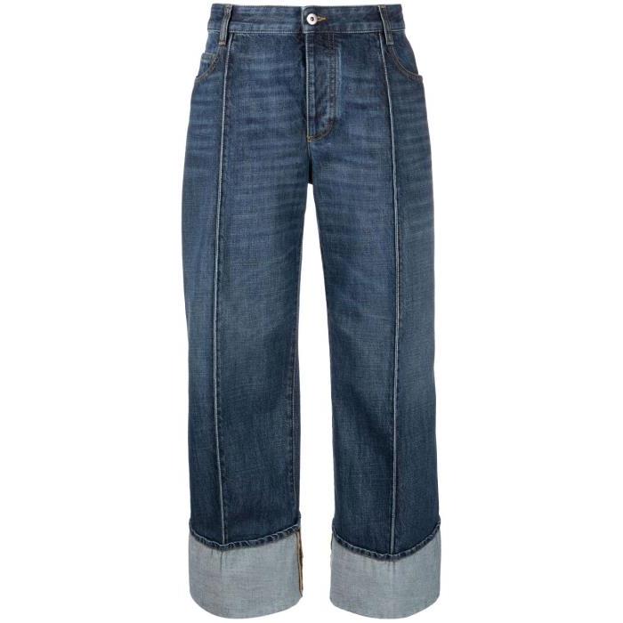보테가베네타 여성 바지 데님 blue cropped straight leg jeans 19176679_723355V2J80이끌라보테가베네타