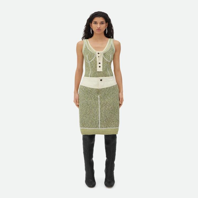보테가베네타 여성 스커트 Textured Mouline Cotton Jersey Skirt 791617V3Z307018이끌라보테가베네타