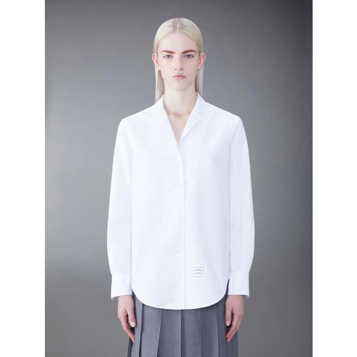 톰브라운 여성 블라우스 셔츠 FLL161A-F0313-100 Oxford Lapel Collar Shirt이끌라톰브라운