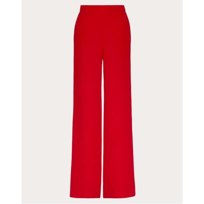 발렌티노 여성 바지 데님 Cady Couture Trousers for Woman in Red | Valentino GB BRB4X51MM_157이끌라발렌티노