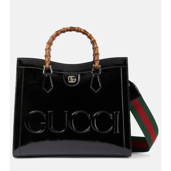 구찌 여성 토트백 탑핸들백 Gucci Diana Medium patent leather tote bag P00918158이끌라구찌
