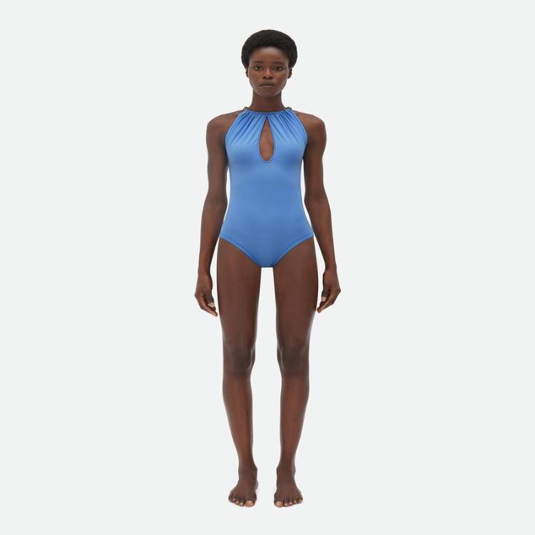 보테가베네타 여성 비치웨어 Stretch Nylon Swimsuit With Knot Detail At Neck 773080V2RN04225이끌라보테가베네타