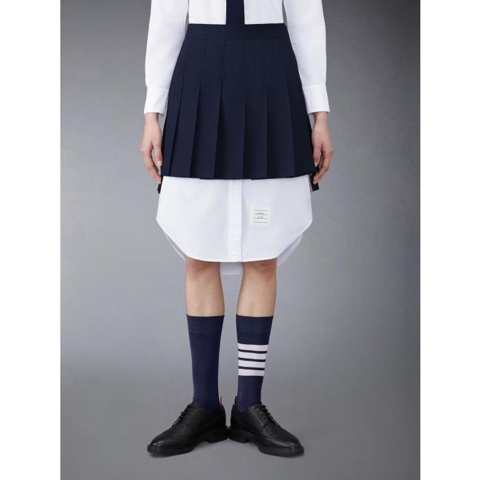 톰브라운 여성 스커트 FGC402V-00626-415 Twill Pleated Mini Skirt이끌라톰브라운