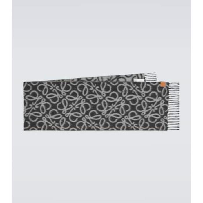 로에베 남성 스카프 숄 Anagram aplaca&amp;wool blend scarf P00875859이끌라로에베